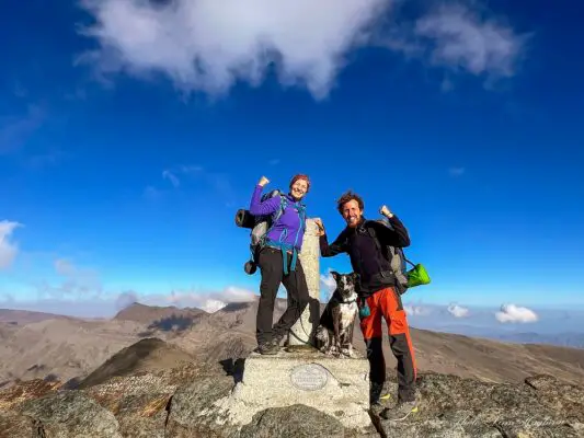 Me, Mohammed and Atlas on the top of Pico de Veleta Granada.