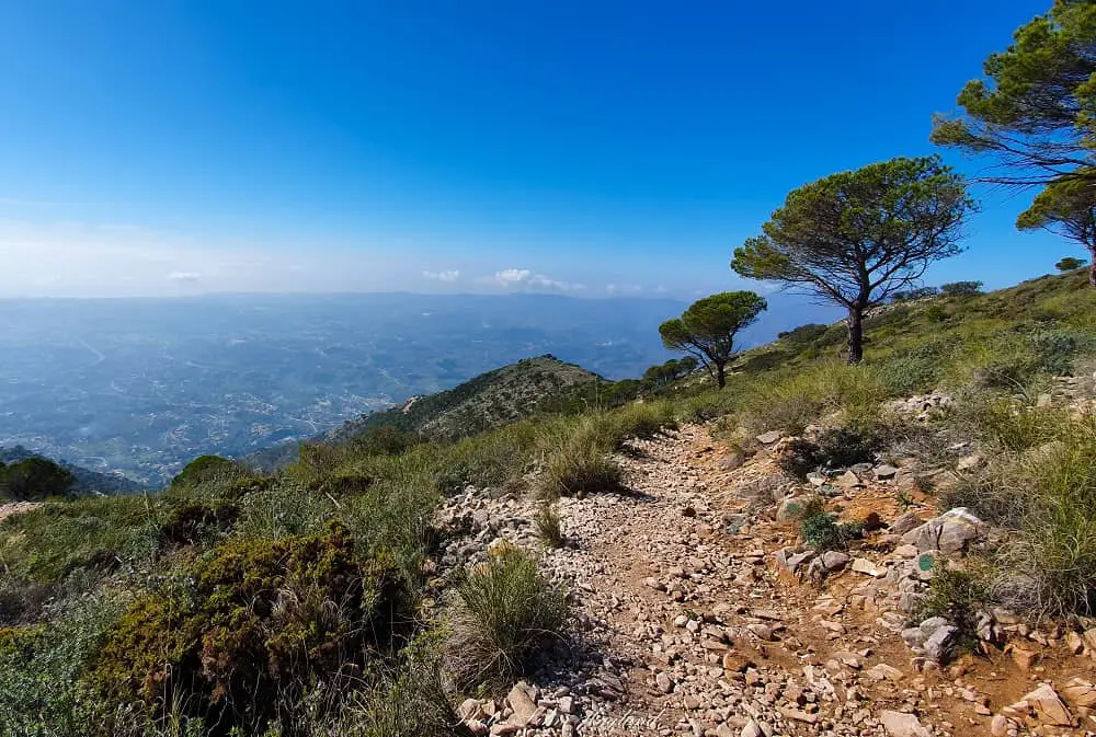 Views on the Pico Mijas hike