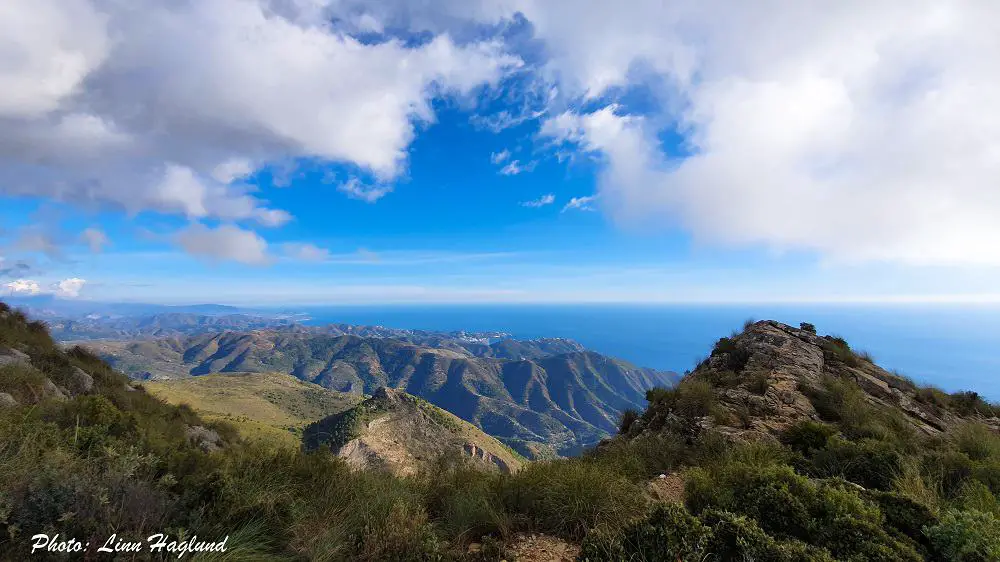 Coastal views from Pico del Cielo hike