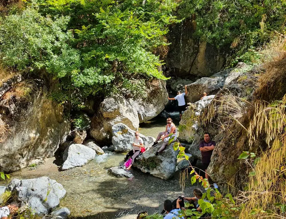 Water hole along Los Cahorros hike