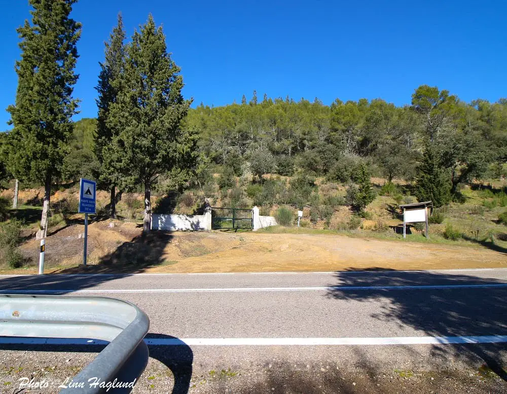 First road crossing along Ruta de Los Venados