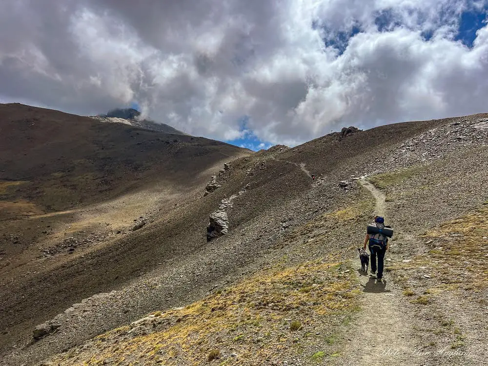 Hiking from Hoya de la Mora to Mulhacen.