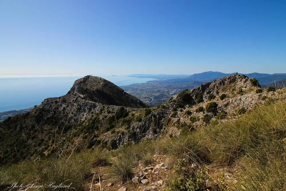 Hiking in Malaga Spain - La Concha ridge