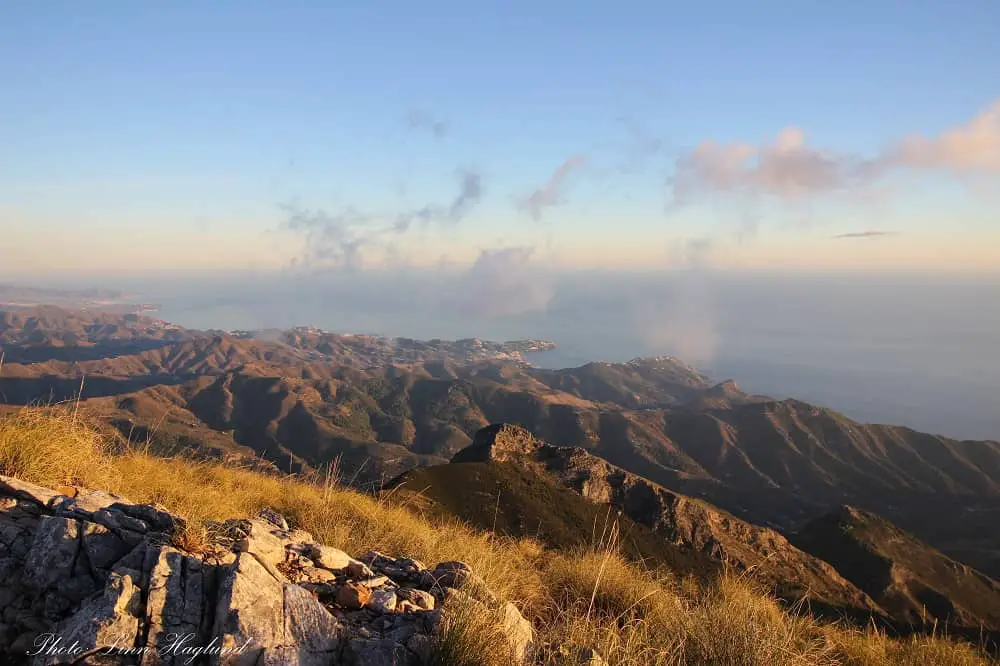 Malaga hiking Pico del Cielo