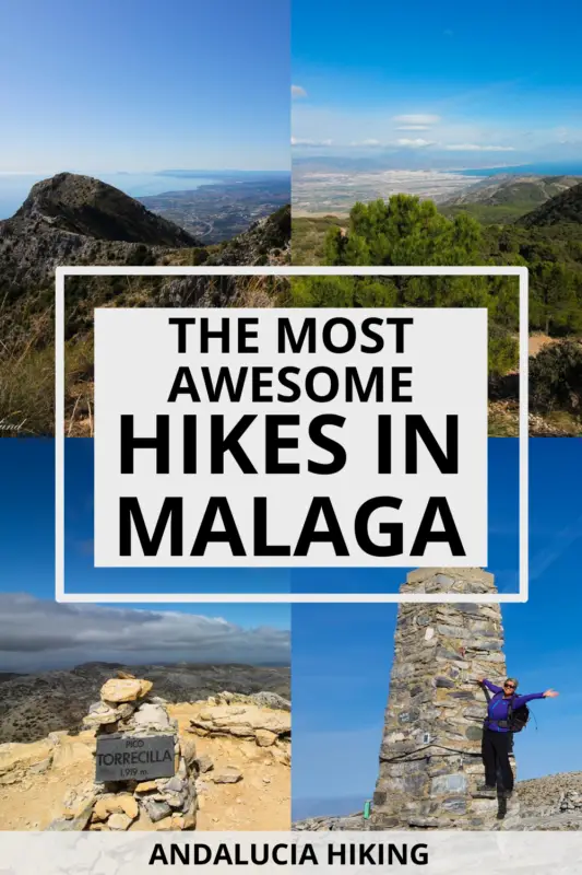 Are you looking for amazing hiking routes in Malaga Spain, then I've got you covered! This round up takes you through the absolute best hikes in Malaga Spain whether you like to hike the highest peak or through deep canyons, in rivers, or on forest trails. Recommended by a local! #spaintravel #andalucia