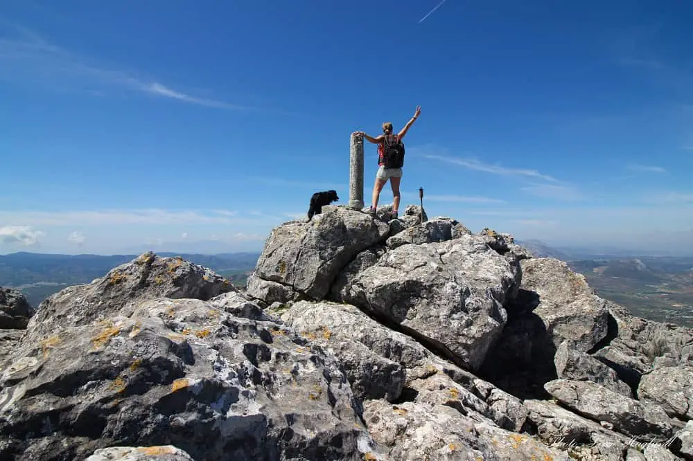 The top of El Chamizo peak