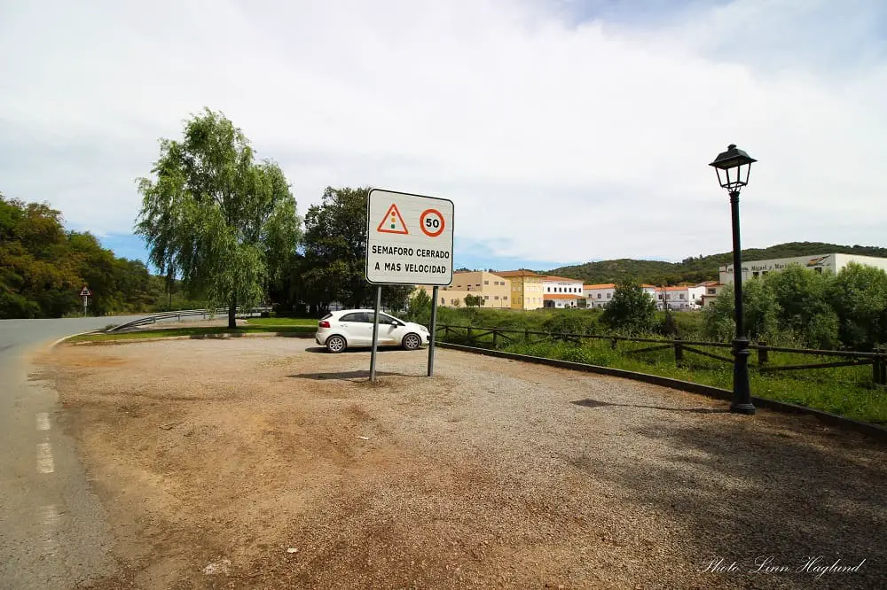 Parking looking towards El Repilado