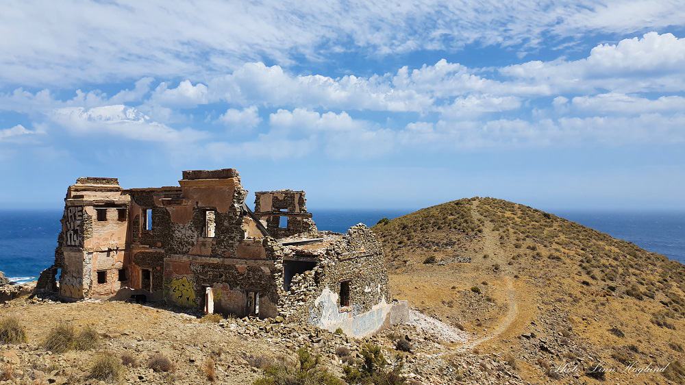 Abandoned building in Cabo de Gata-Níjar Natural Park