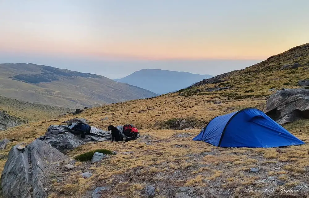 Wild camping in Spain