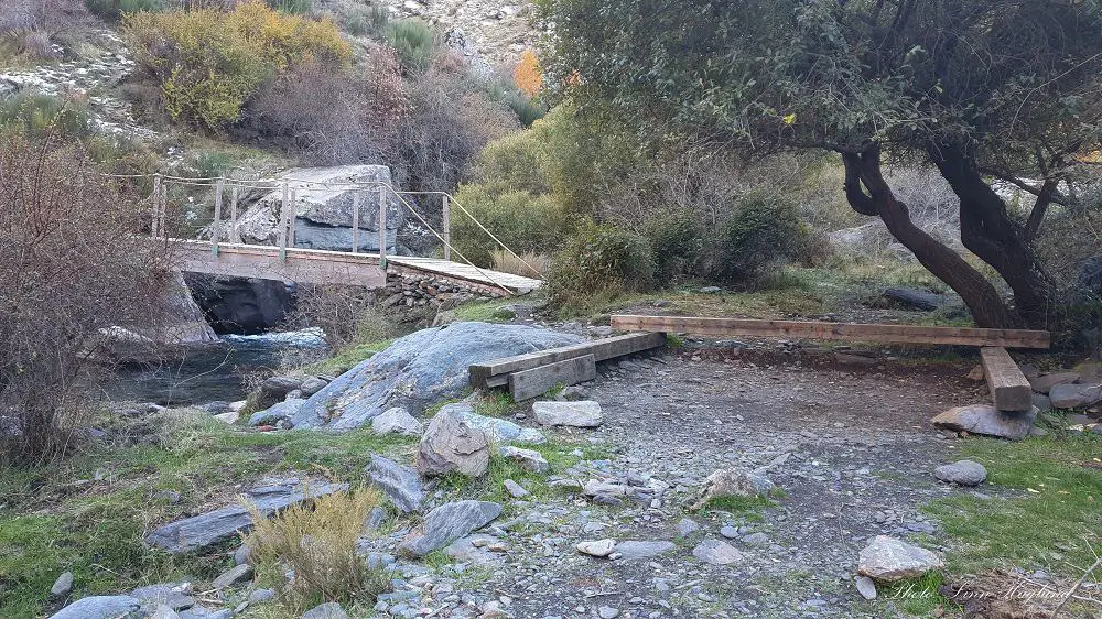 End of Vereda de la Estrella trail