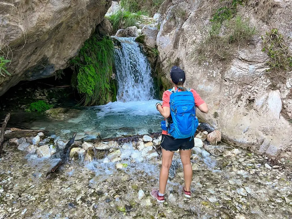 Hiking the river Chillar