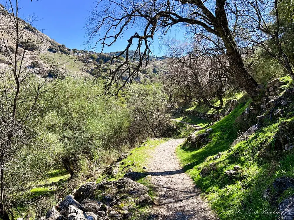 Hiking path Zuheros Rio Bailon Spain