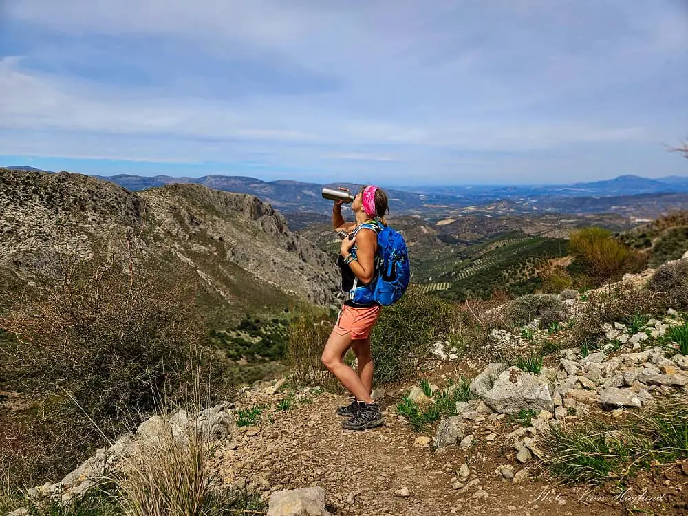 Hiking in hot weather