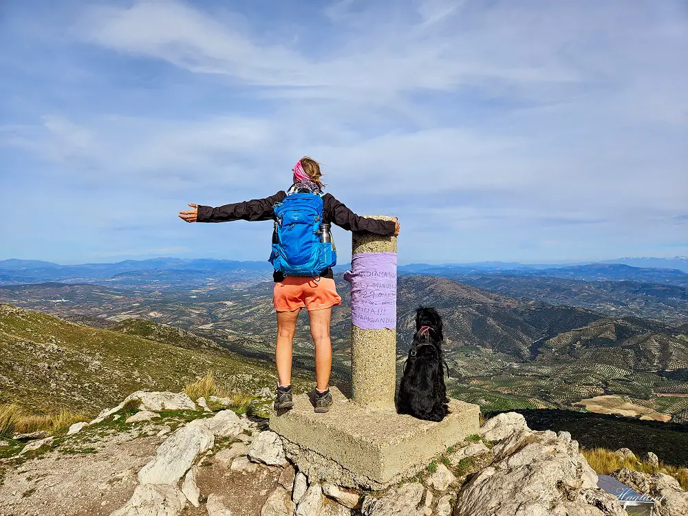 Me and Ayla on top of La Tiñosa Peak.