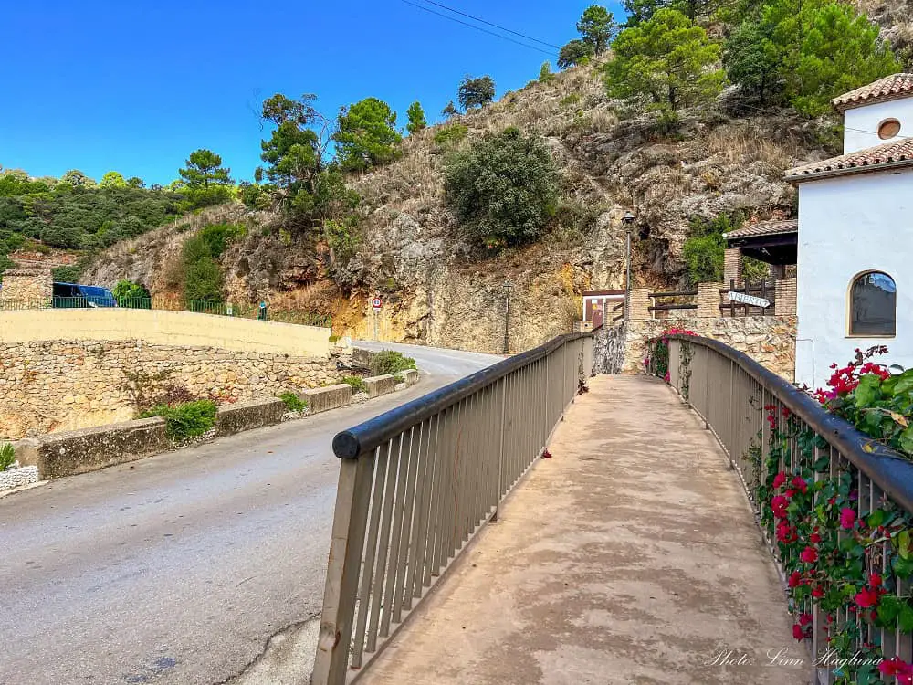 Bridge by Nacimiento del Rio Genal.