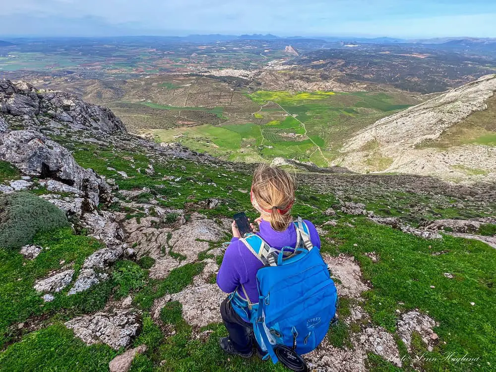 Descent from Camorro Alto