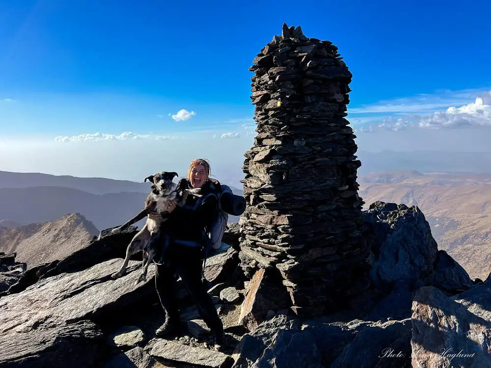 Atlas and I on top of Mulhacen.
