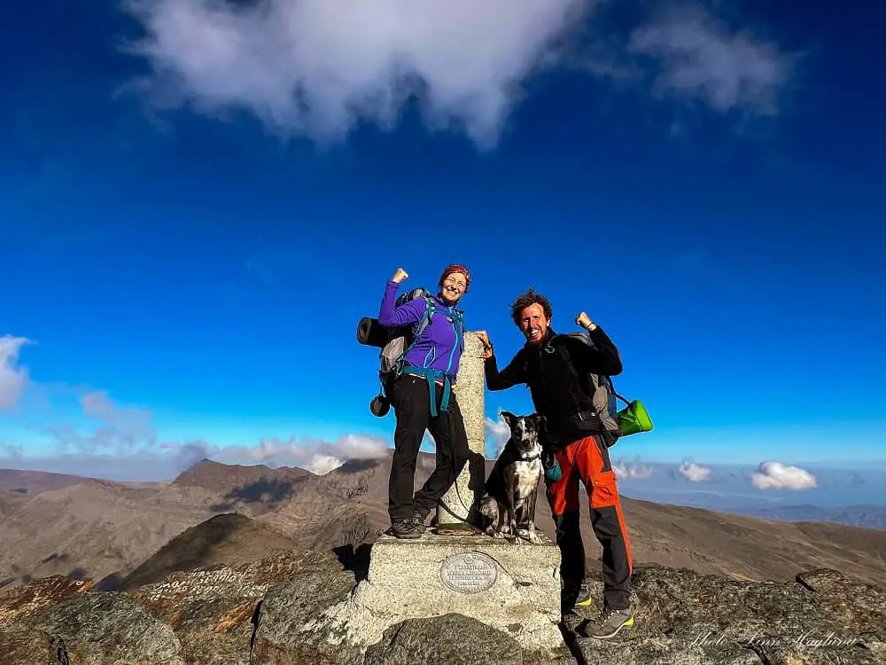Mohammed, Atlas, anmd me on Top of Veleta Peak.
