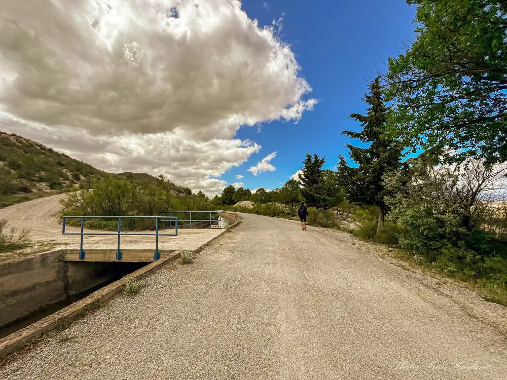 Bridge on the way to parking lot.
